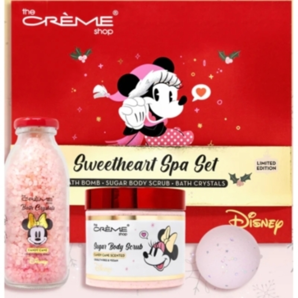 Disney Minnie Limited Edition Sweetheart Spa Set - Red and Pink